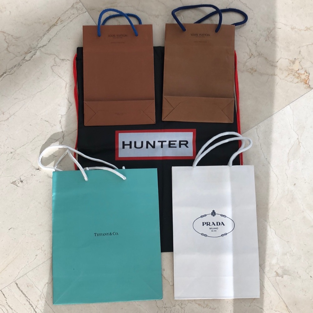 FIVE DESIGNER BAGS